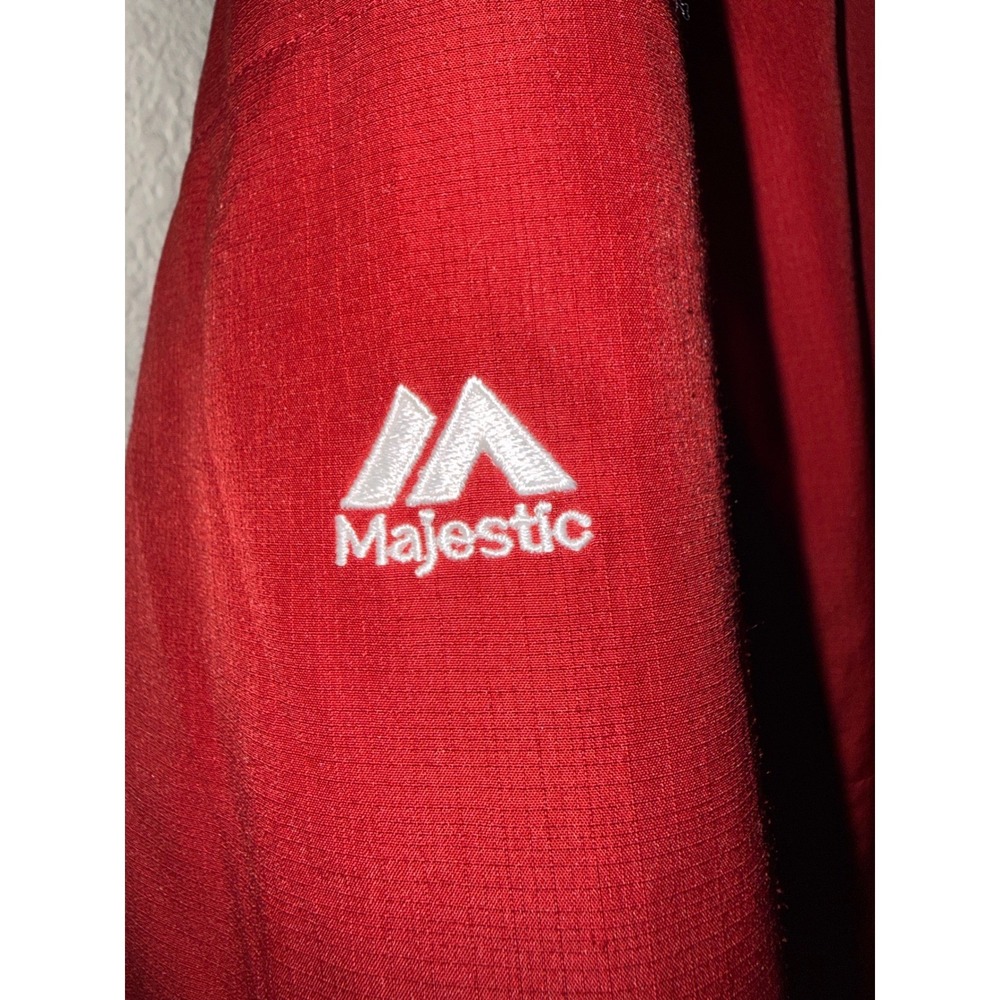 VTG Majestic Arizona Diamondbacks MLB Jacket Mens XL Full Zip Windbreaker - Picture 11 of 13